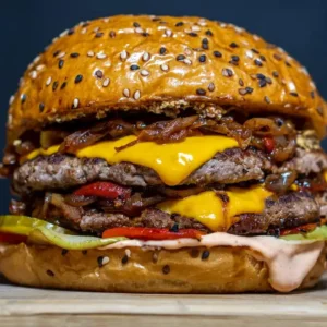 Hamburguesa especial de la casa