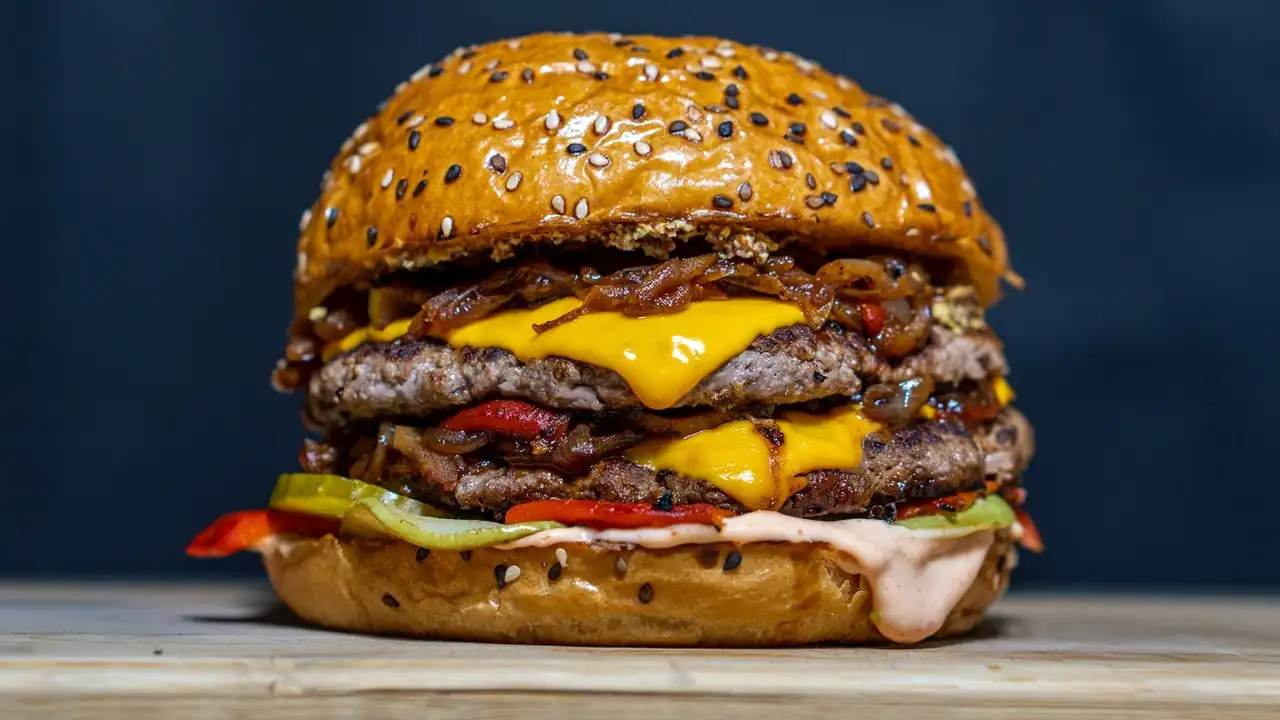 Hamburguesa especial de la casa